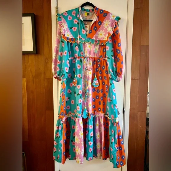 Farm Rio Vestido Golao Chamego Refarm Dress - Picture 2 of 8